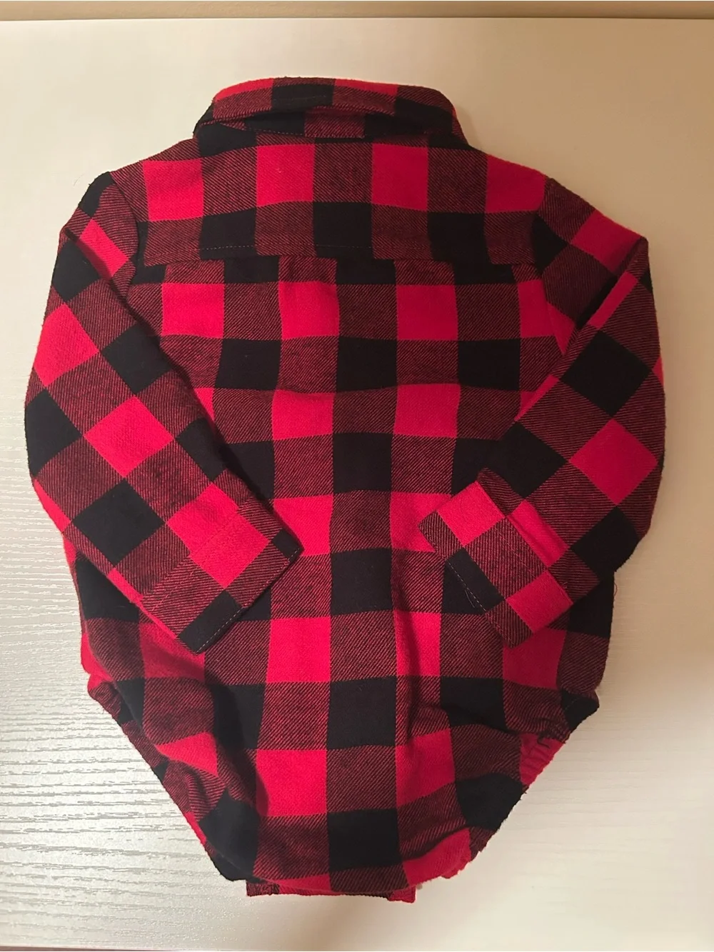 Levi's Red and Black Buffalo Plaid Baby Button-Up